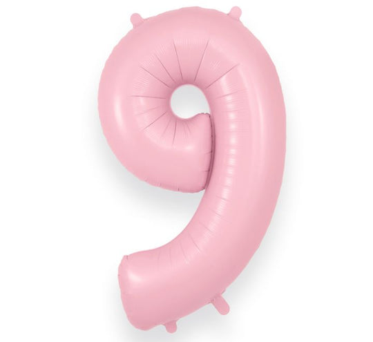 JUMBO NUMBER - 9 - MATTE PINK
