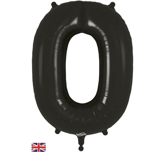JUMBO NUMBER - 0 - BLACK