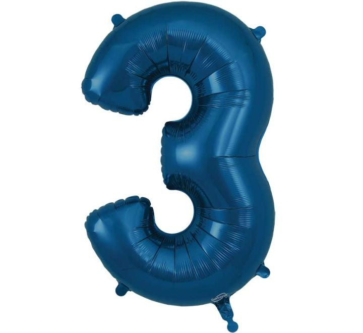 JUMBO NUMBER - 3 - NAVY BLUE