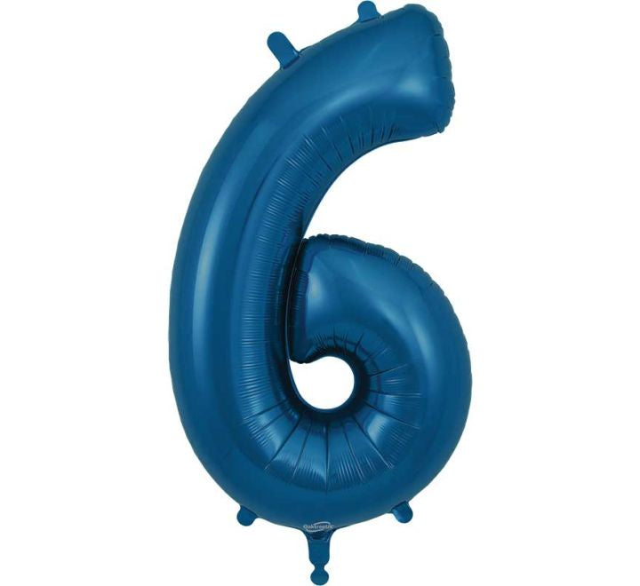 JUMBO NUMBER - 6 - NAVY BLUE