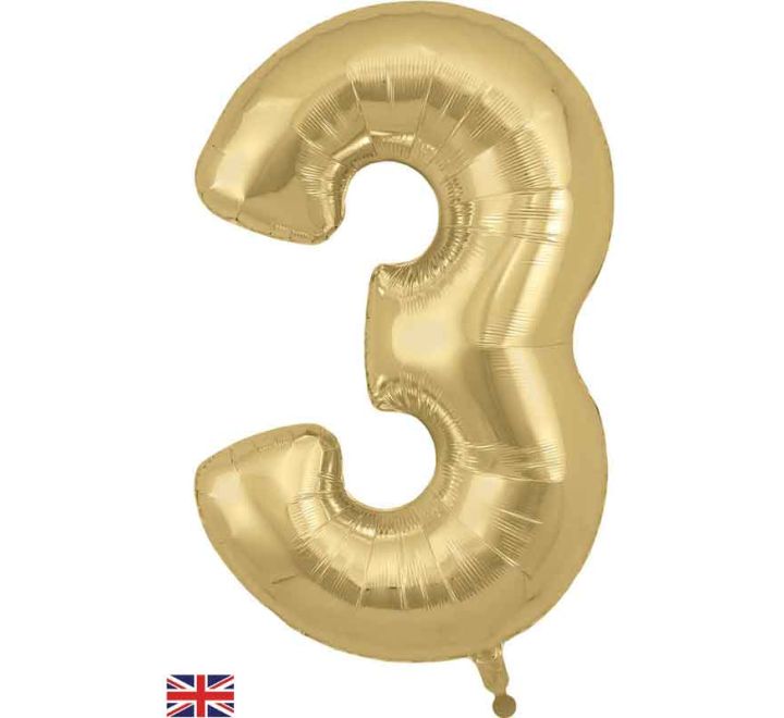 JUMBO NUMBER - 3 - GOLD SILK