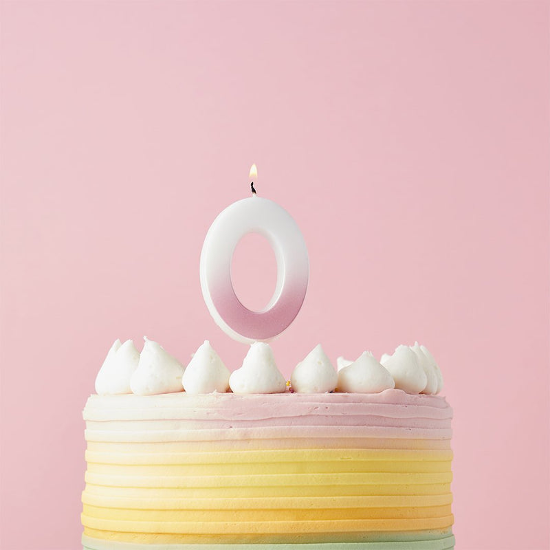 CANDLE - 0 - PINK OMBRE