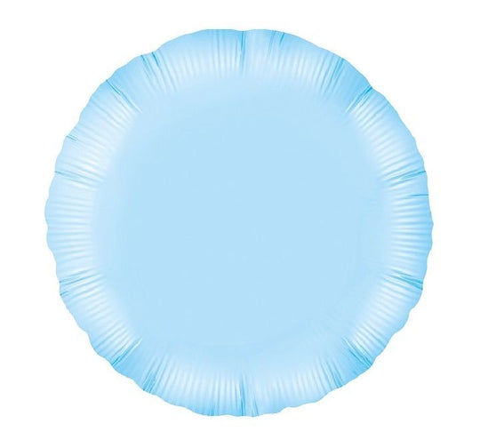 METALLIC - CIRCLE - LIGHT BLUE