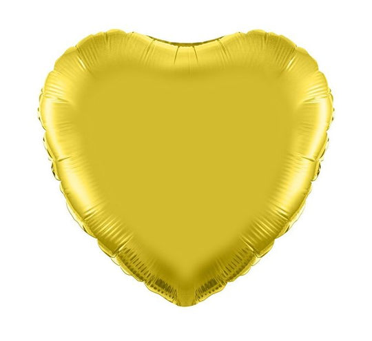 METALLIC - HEART - GOLD