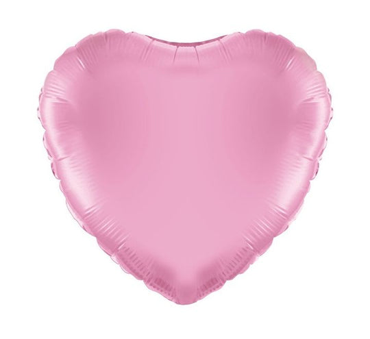 METALLIC - HEART - PINK