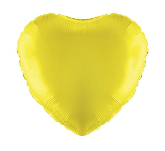 METALLIC - HEART - YELLOW