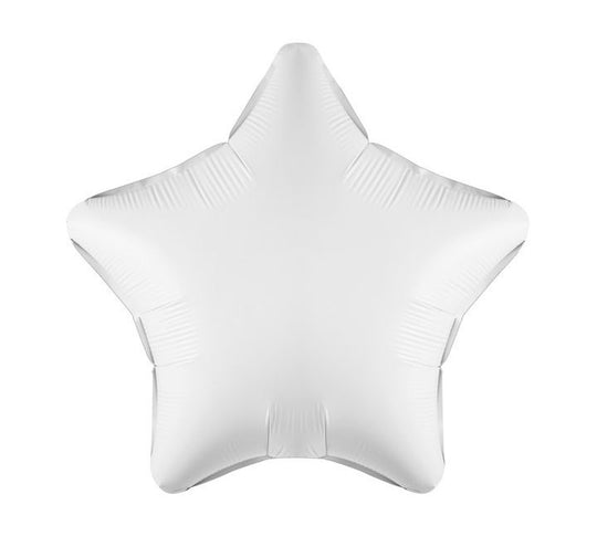 METALLIC - STAR - WHITE