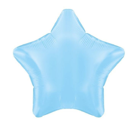 METALLIC - STAR - LIGHT BLUE