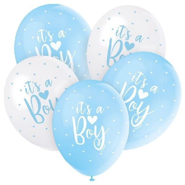 12" LATEX - IT'S A BOY - PACK OF 5