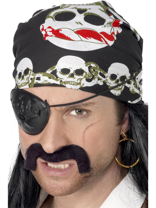 PIRATE BANDANA - SKULL & CROSSBONES