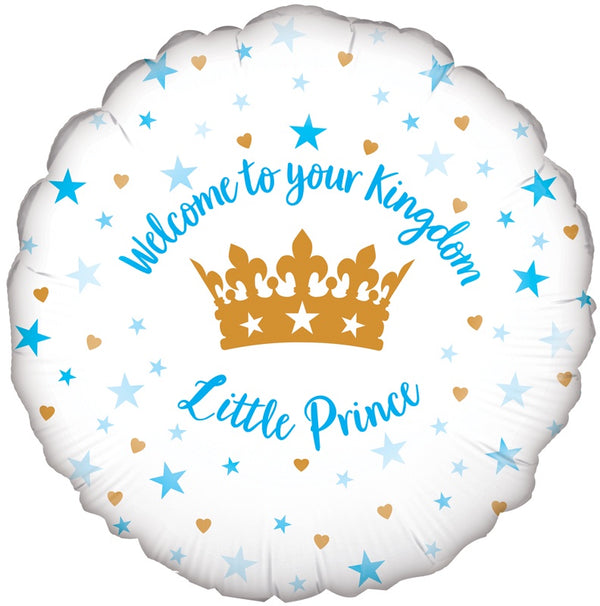18" FOIL - WELCOME LITTLE PRINCE STARS