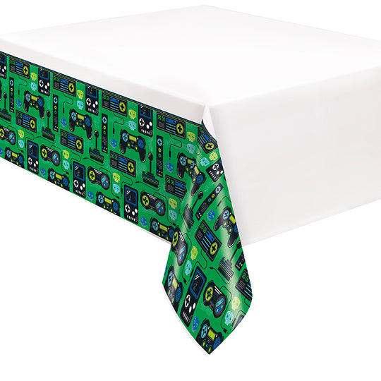 TABLECOVER - GAMER BIRTHDAY - PLASTIC RECTANGLE