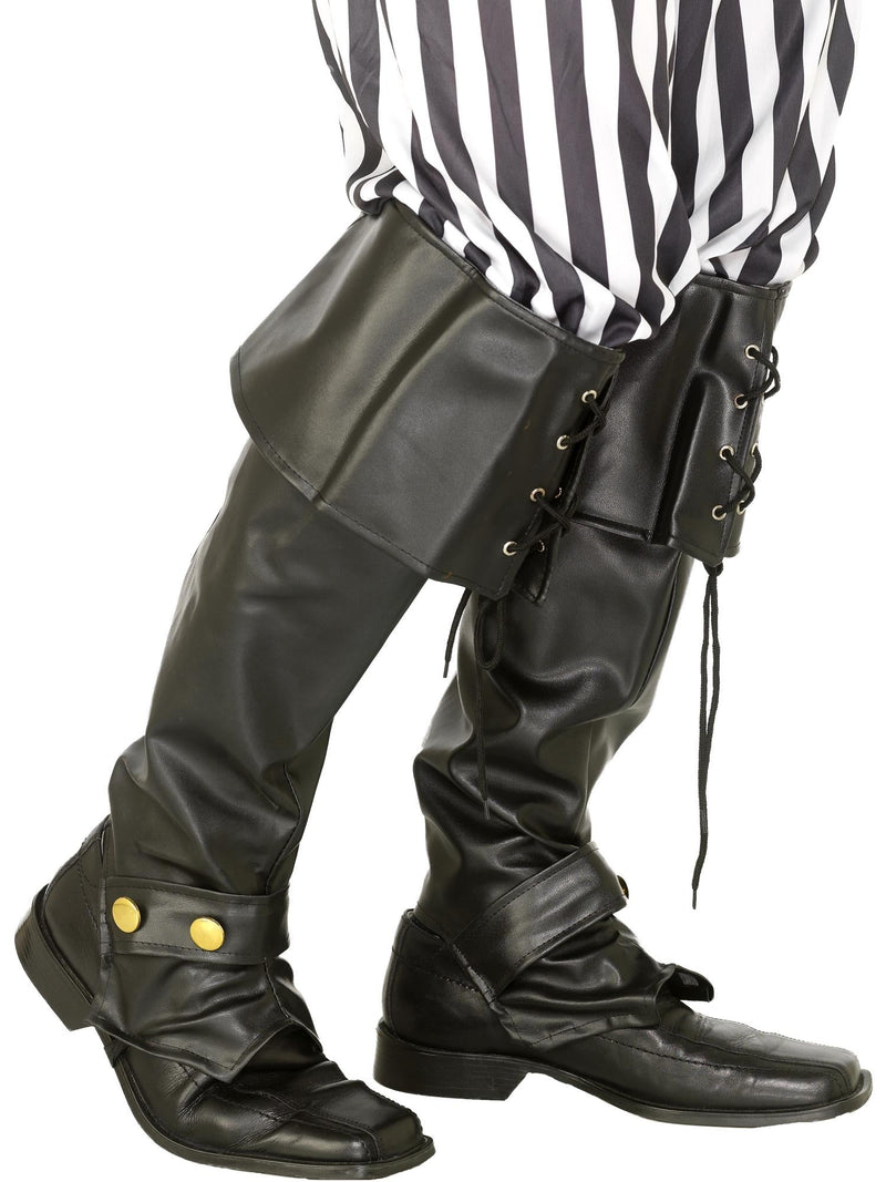 PIRATE BOOTCOVERS - BLACK
