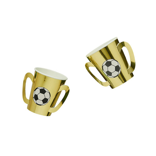 PAPER CUPS - GOLD TROPHY - PACK OF 8