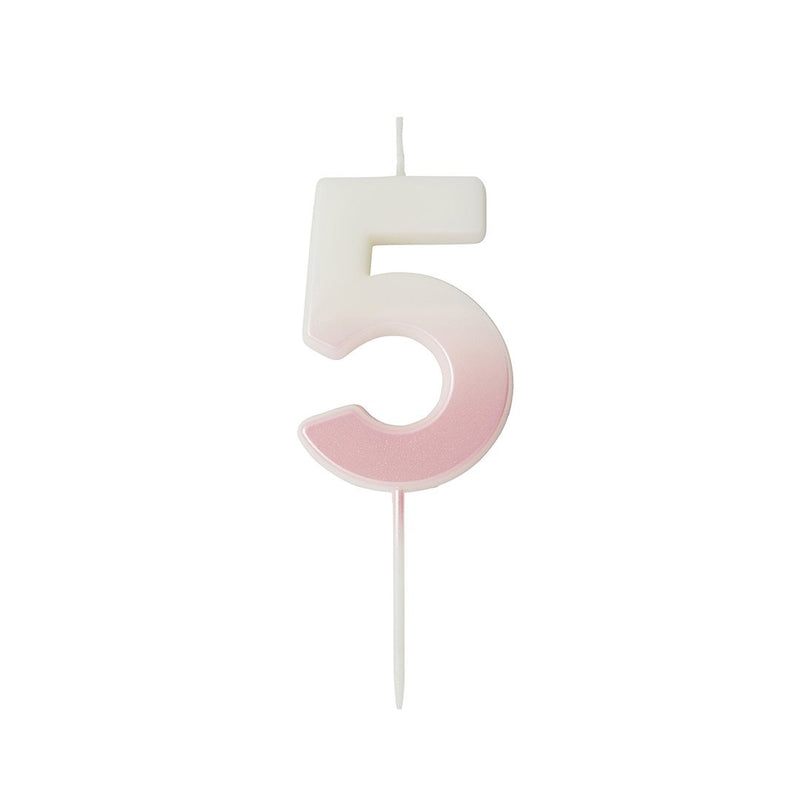 CANDLE - 5 - PINK OMBRE