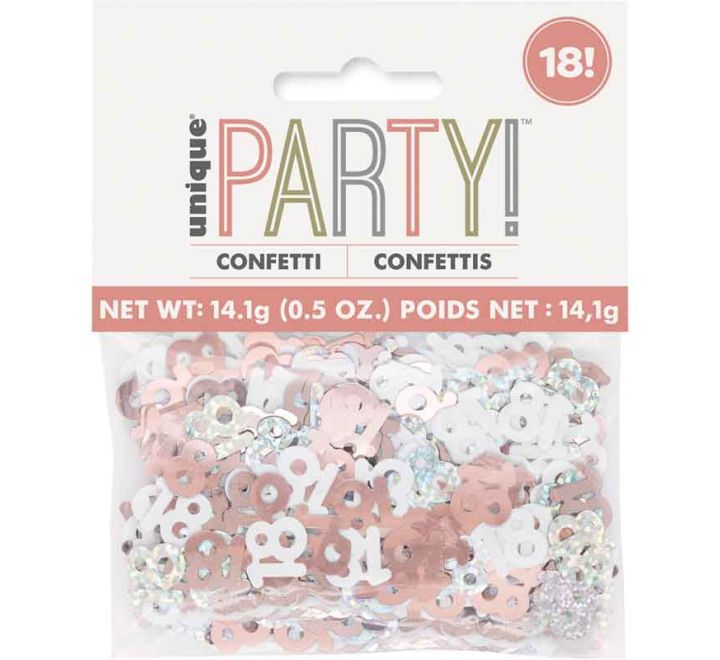 CONFETTI - 18th - ROSE GOLD GLITZ