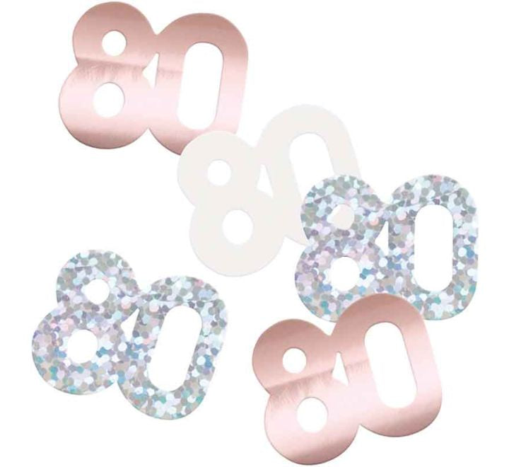 CONFETTI - 80th - ROSE GOLD GLITZ