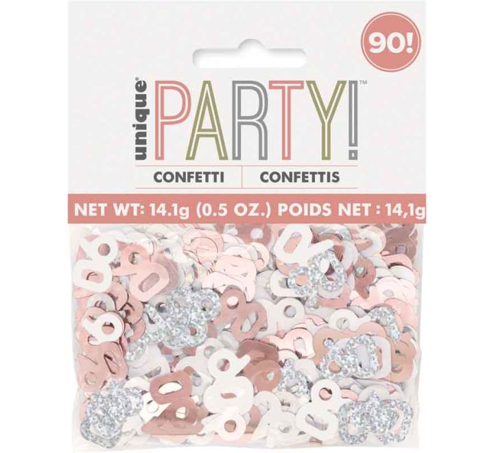 CONFETTI - 90th - ROSE GOLD GLITZ