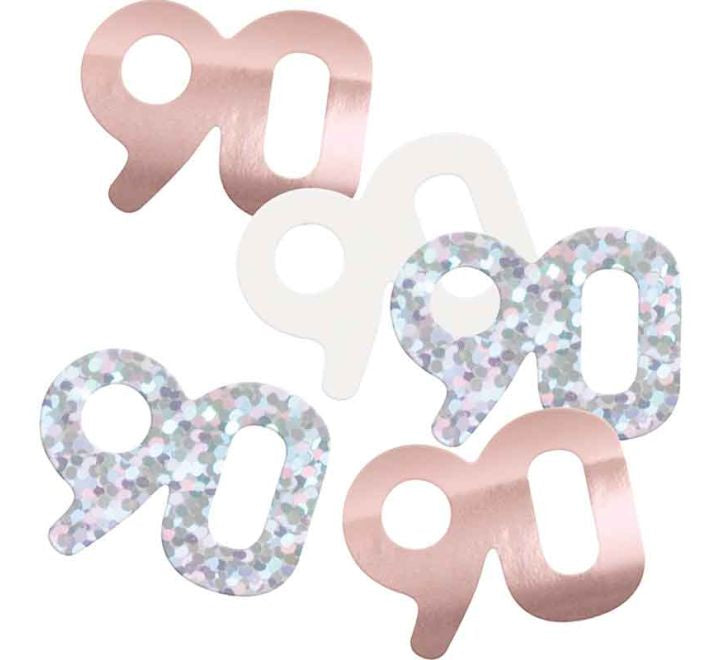 CONFETTI - 90th - ROSE GOLD GLITZ