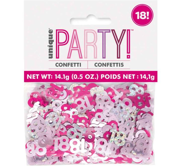 CONFETTI - 18th - PINK GLITZ