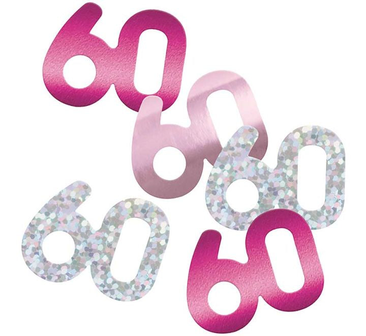 CONFETTI - 60th - PINK GLITZ