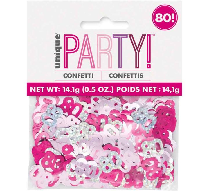 CONFETTI - 80th - PINK GLITZ