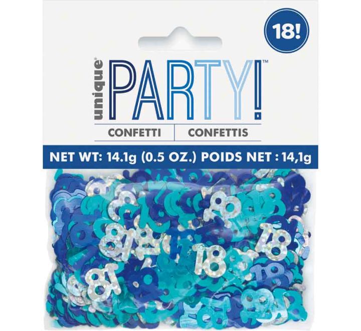 CONFETTI - 18th - BLUE GLITZ