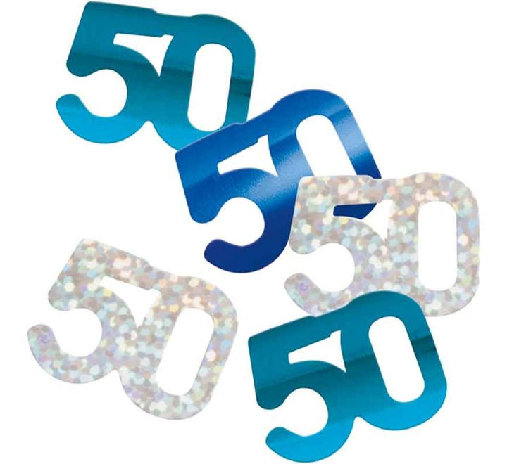 CONFETTI - 50th - BLUE GLITZ