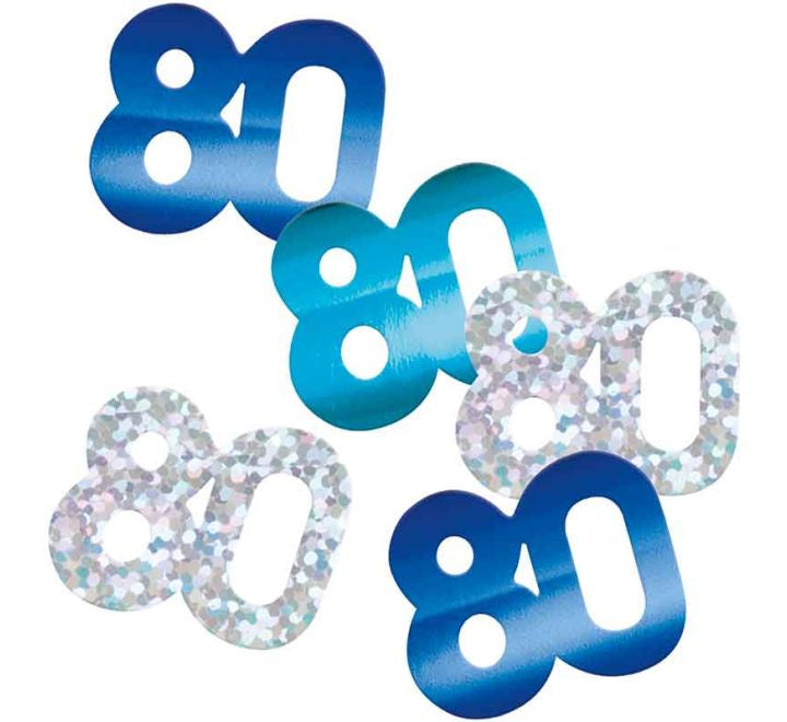 CONFETTI - 80th - BLUE GLITZ