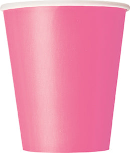 CUPS - HOT PINK - PACK OF 14