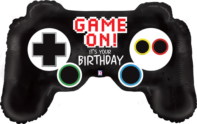 JUMBO FOIL - GAME CONTROLLER BIRTHDAY