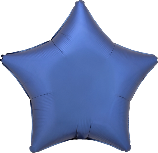 SATIN LUXE - STAR - AZURE