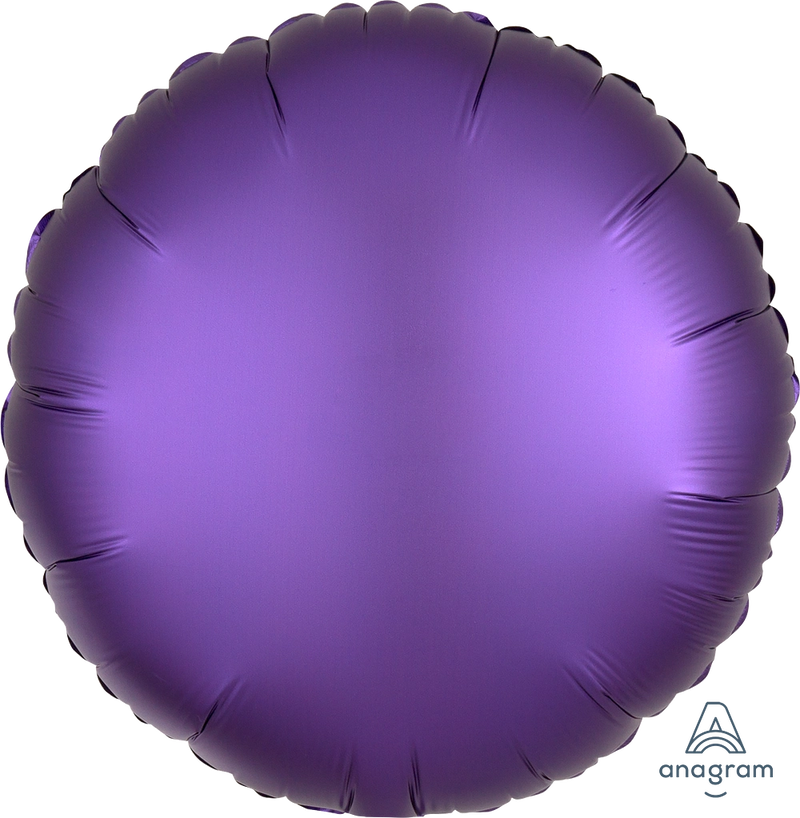 SATIN LUXE - CIRCLE - PURPLE ROYALE