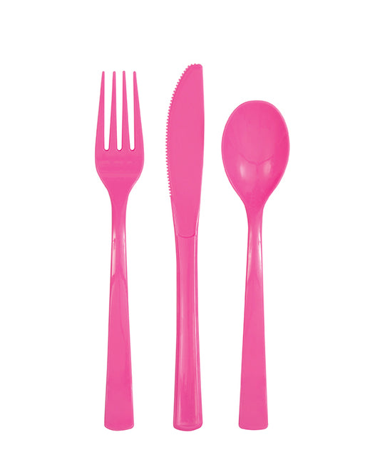 CUTLERY - HOT PINK