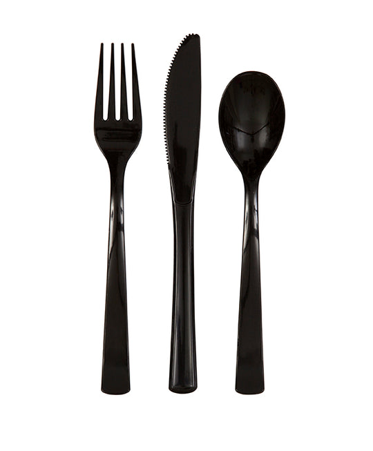 CUTLERY - BLACK