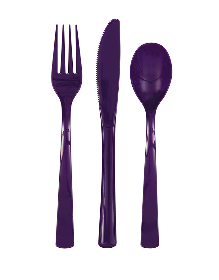 CUTLERY - DEEP PURPLE