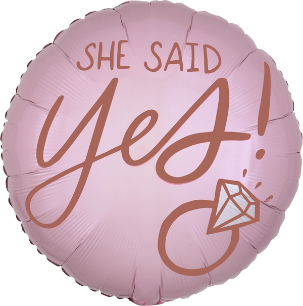18" FOIL - FUTURE MRS / SHE SAID YES