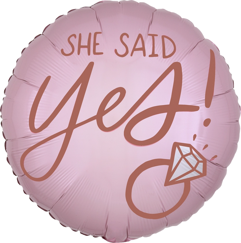 18" FOIL - FUTURE MRS / SHE SAID YES