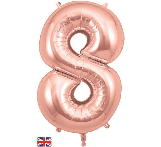 JUMBO NUMBER - 8 - ROSE GOLD