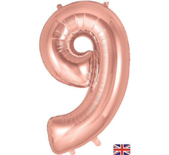 JUMBO NUMBER - 9 - ROSE GOLD