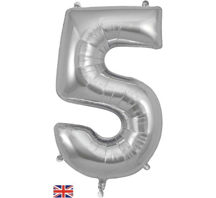 JUMBO NUMBER - 5 - SILVER