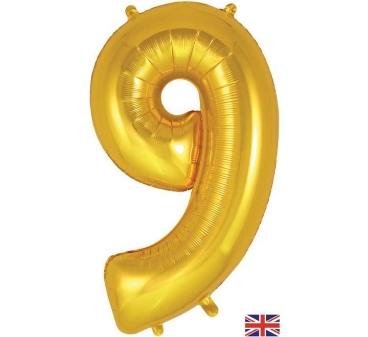 JUMBO NUMBER - 9 - GOLD