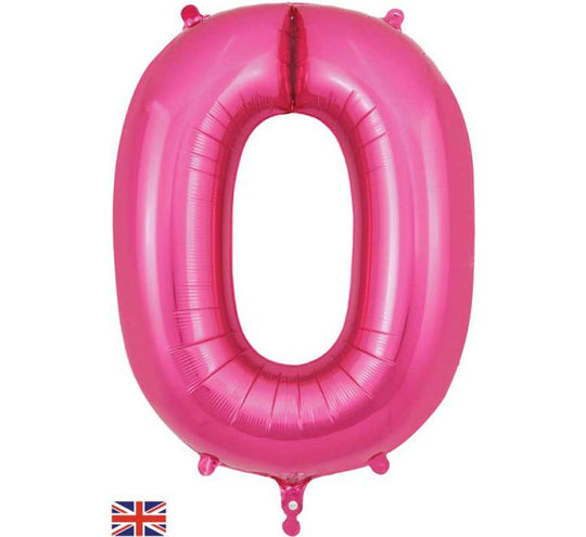 JUMBO NUMBER - 0 - PINK