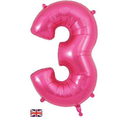 JUMBO NUMBER - 3 - PINK