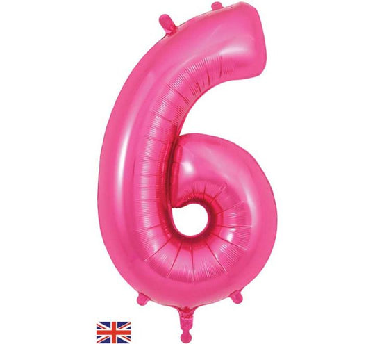 JUMBO NUMBER - 6 - PINK