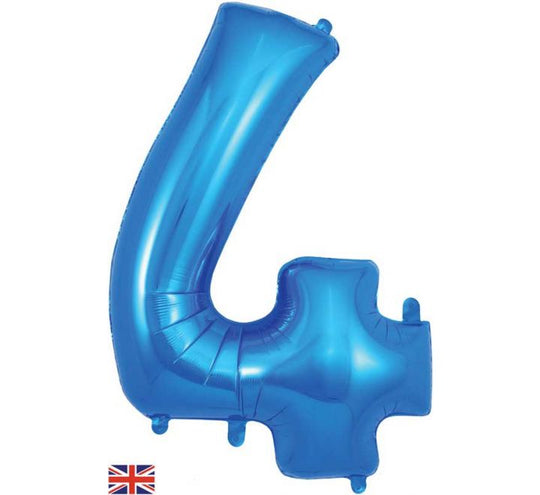 JUMBO NUMBER - 4 - BLUE