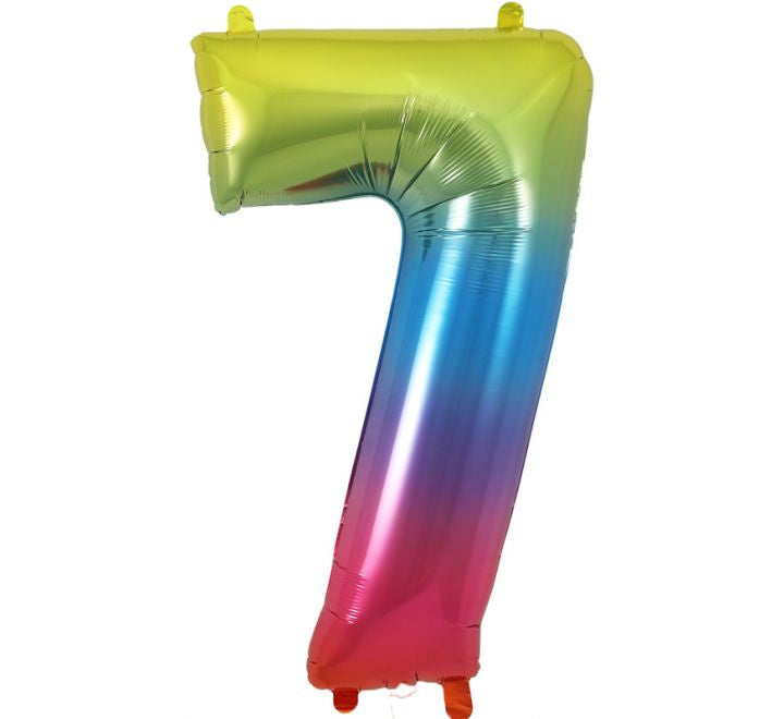 JUMBO NUMBER - 7 - RAINBOW
