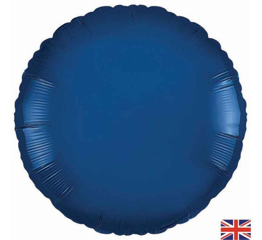 METALLIC - CIRCLE - NAVY BLUE