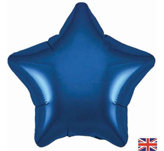 METALLIC - STAR - NAVY BLUE