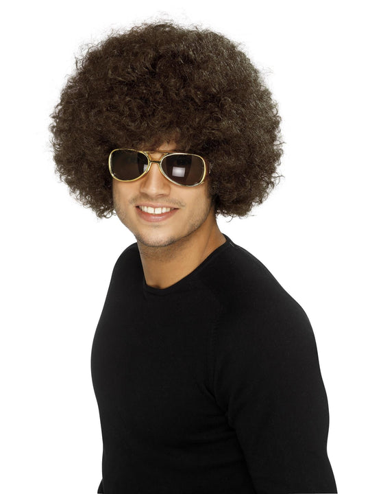 70s FUNKY AFRO WIG - BROWN